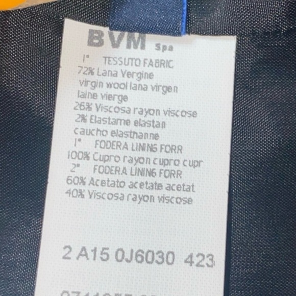 Les Copains Women's Blazer Size 44 Italy Wool Angora Blend Medium 12 U… - Picture 12 of 12